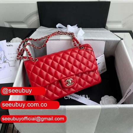 Replica CC Classic Jumbo Flap 25.5cm Bag A01112 Red