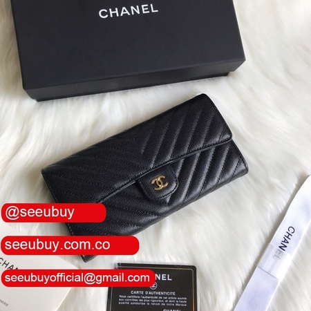 Cheap CC Long Flap Wallet A80758