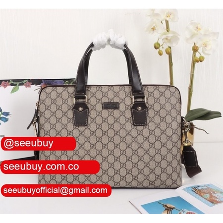 Gucci Replica GG Supreme Brifcase For Men 311001