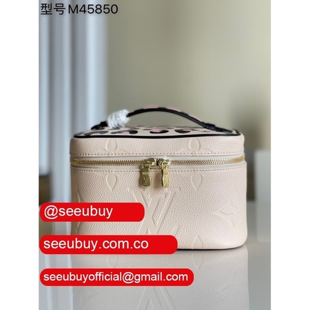 top quality nice monogram empreinte leather m45850 beige