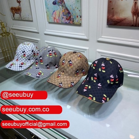 Top Quality Gucci Mickey mouse Hats