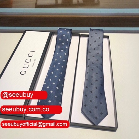 Gucci Huffero Designer Twill Silk Tie for Men Necktie